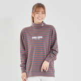 [Official] SINA COVA Turtleneck Long Sleeve Striped T-Shirt Unisex (Unisex) 23250050