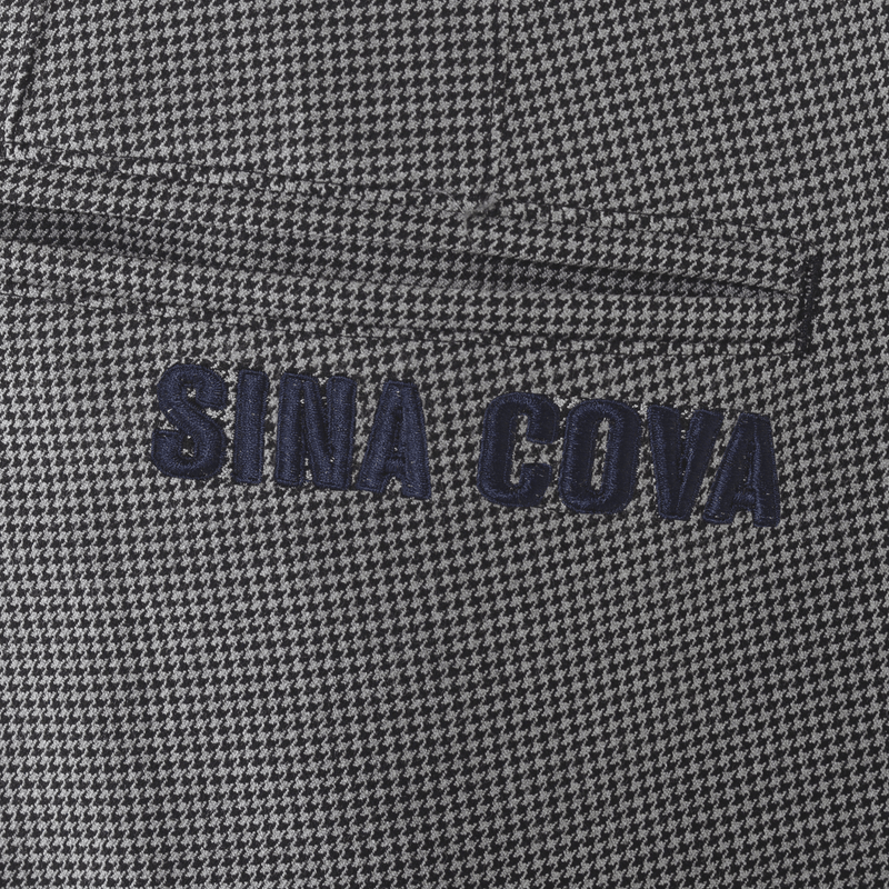 [Official] SINA COVA Check Pattern No-Tuck Pants 24255020