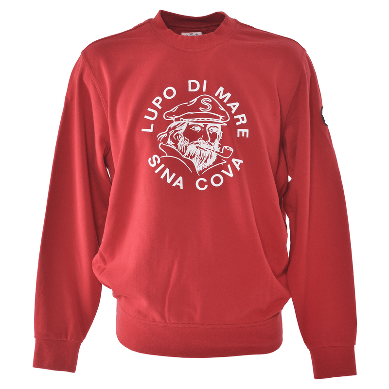 [Official] SINA COVA (SINA COVA) Crew Neck Long Sleeve Trainer Sinako Baro Print Unisex 10000090