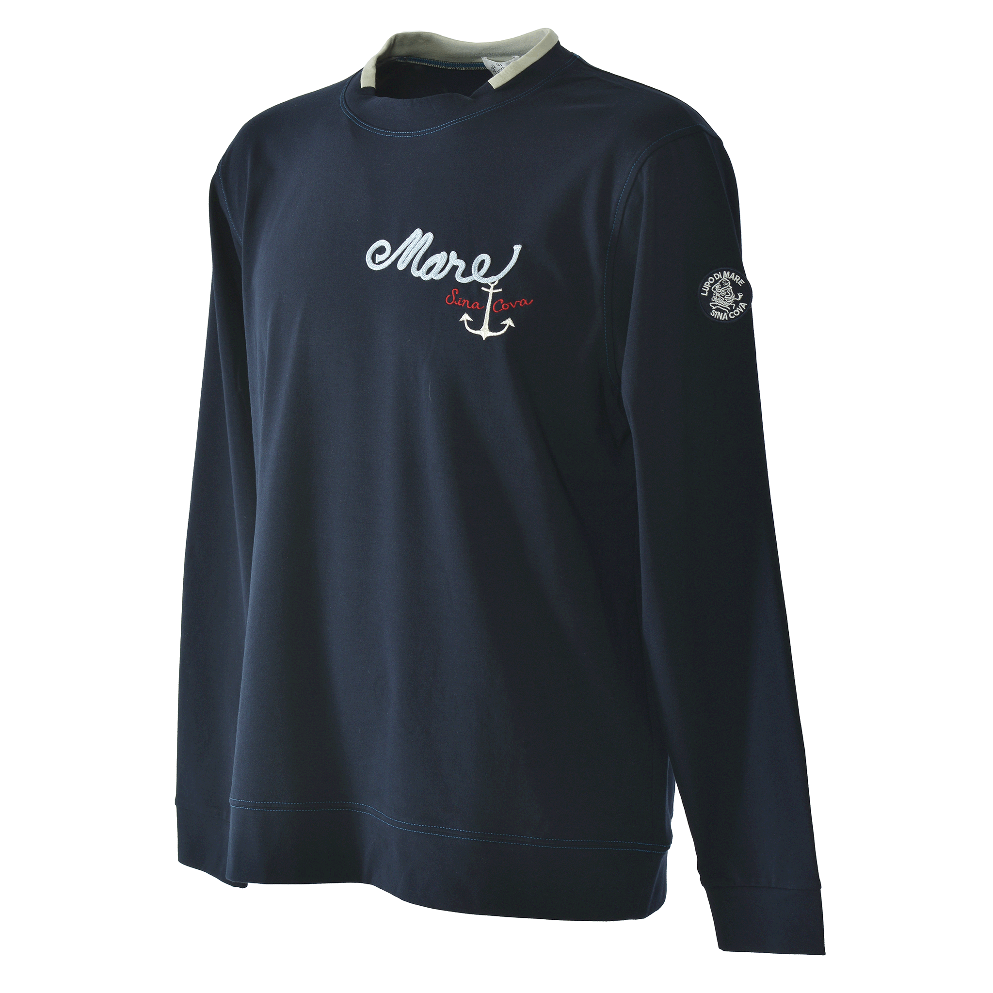 Mock neck long sleeve T-shirt 26110020