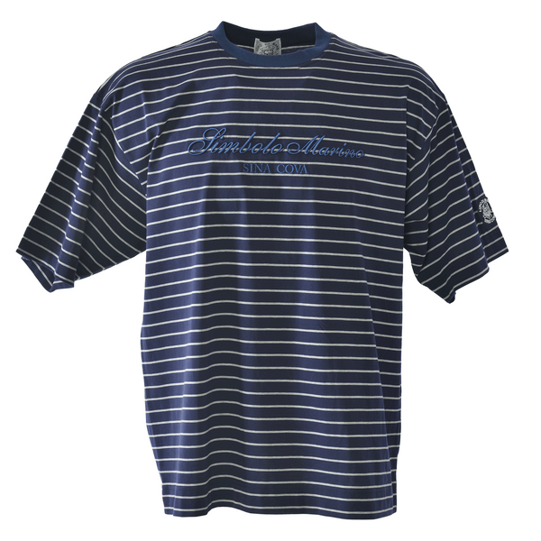 Striped drop shoulder T-shirt 26110570