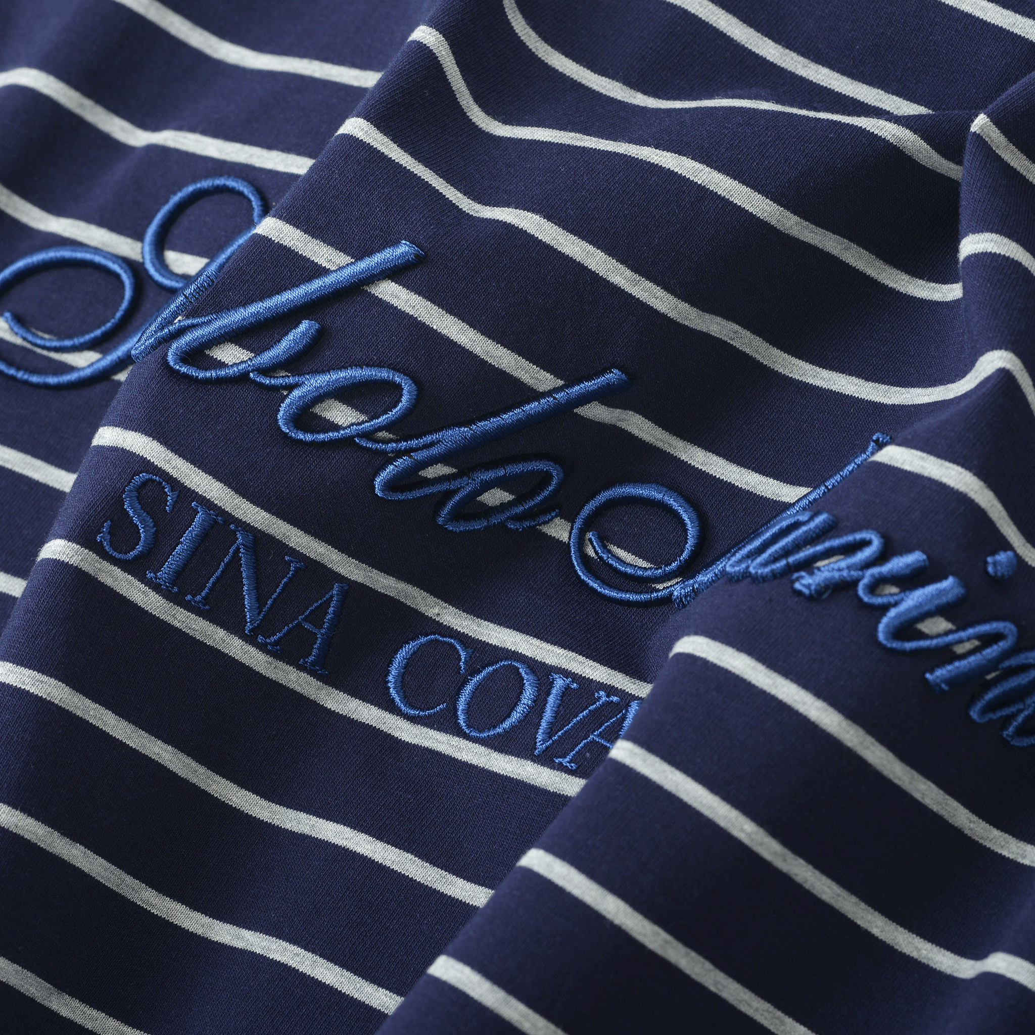 Striped drop shoulder T-shirt 26110570