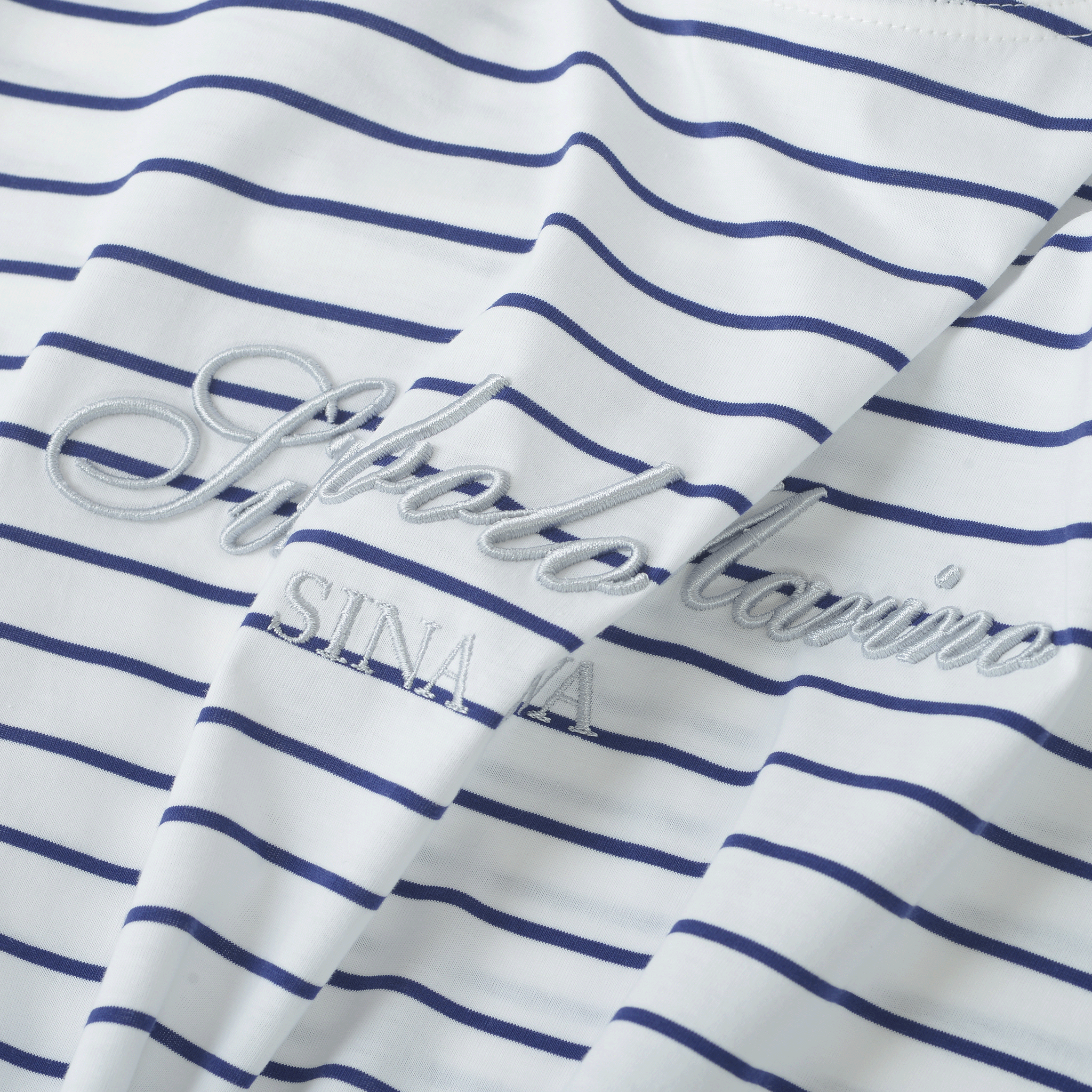 Striped drop shoulder T-shirt 26110570