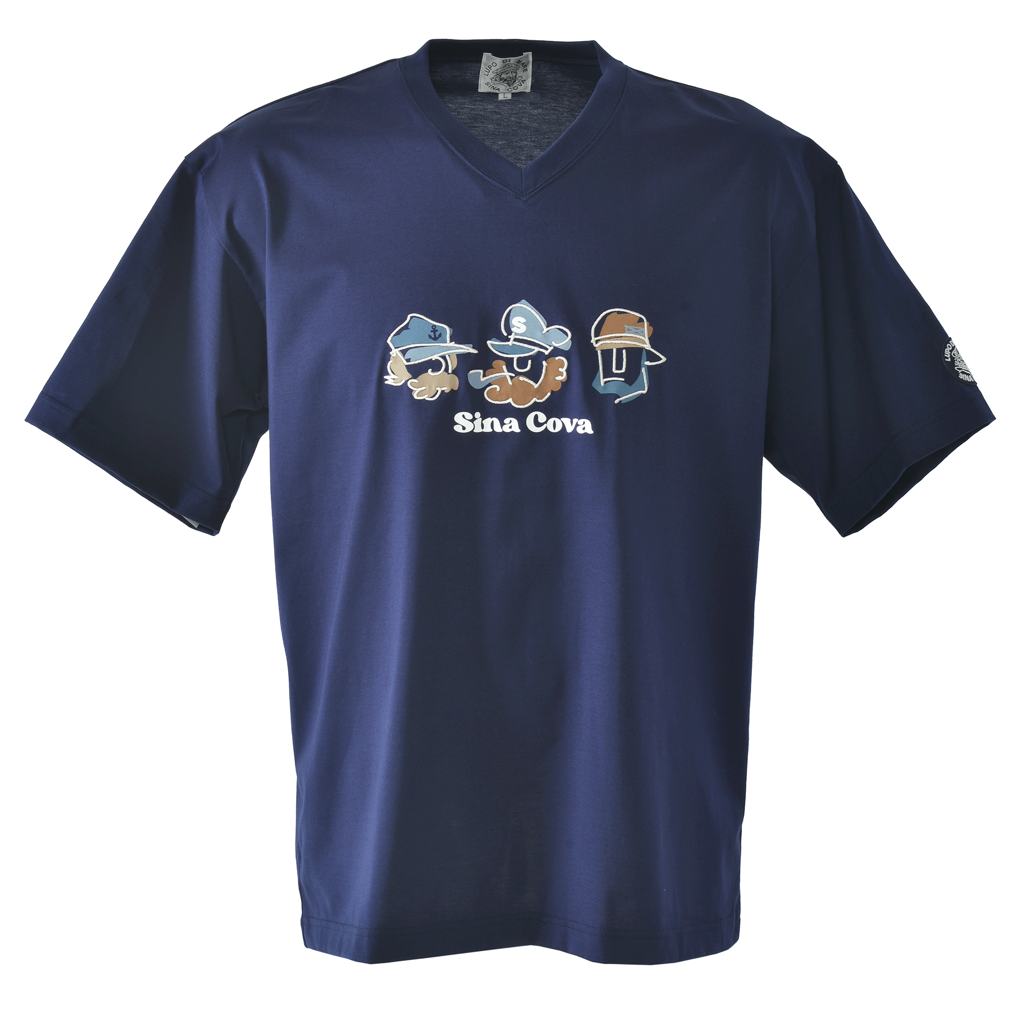 King Size V-Neck Short Sleeve T-Shirt 26120566