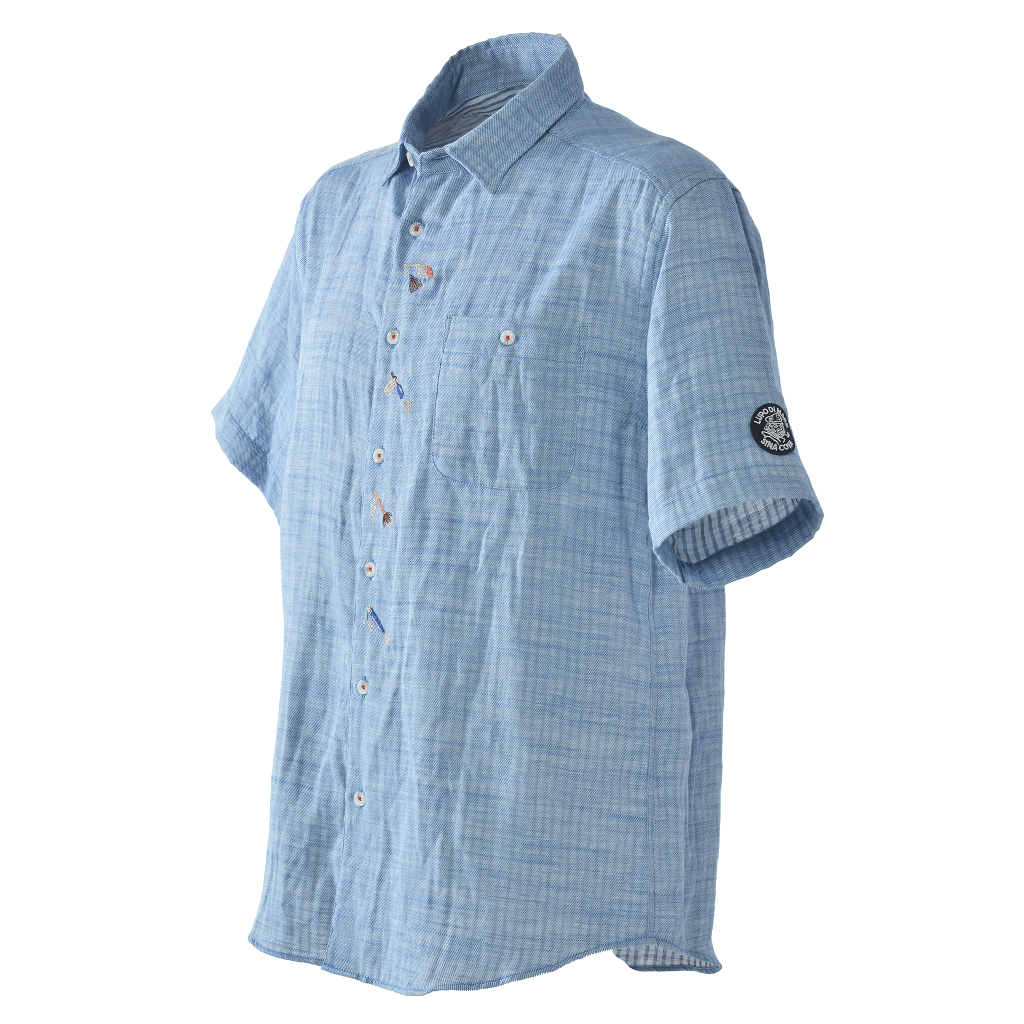 King Size Short Sleeve Regular Collar Shirt 26124526