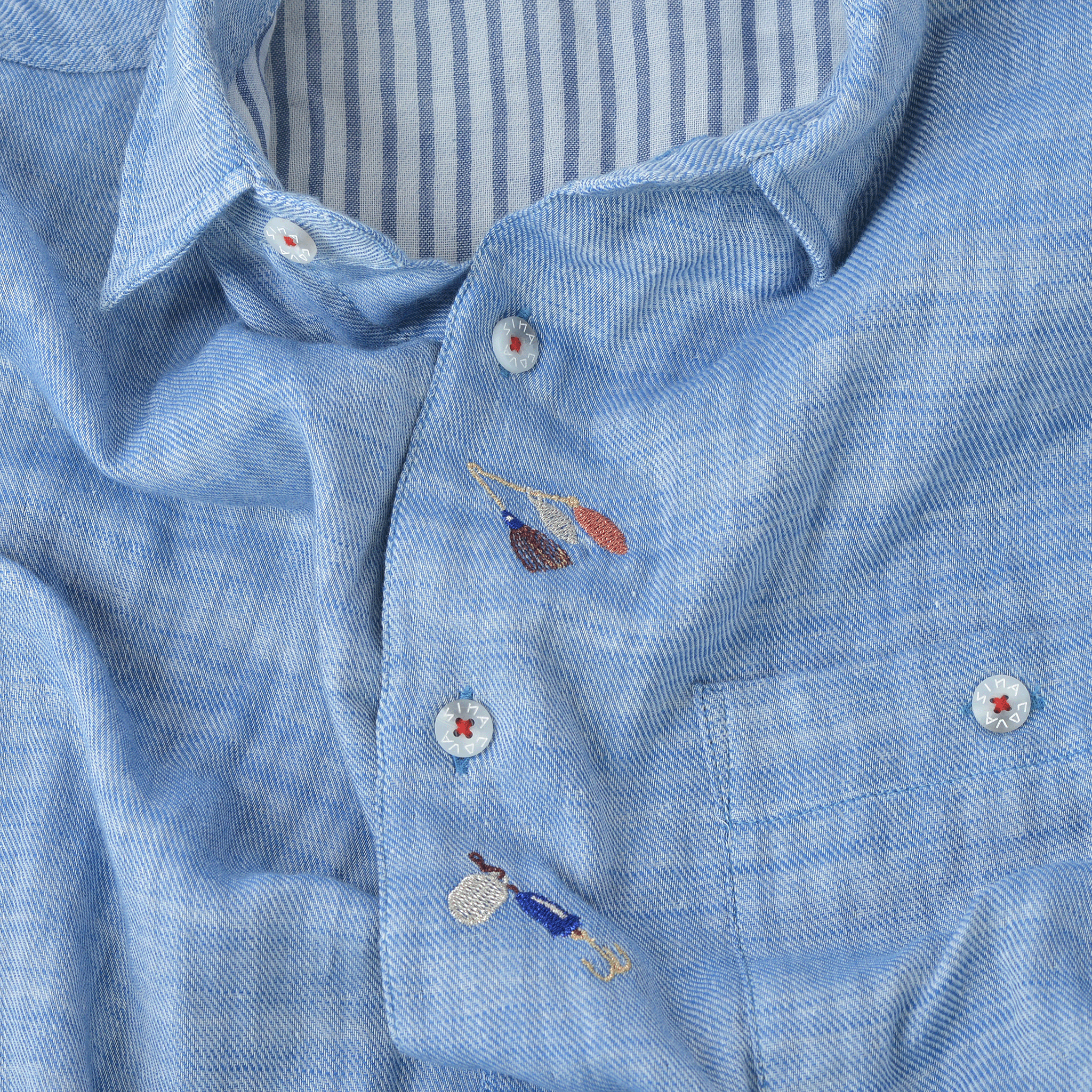 Short-sleeved regular collar shirt 26124520
