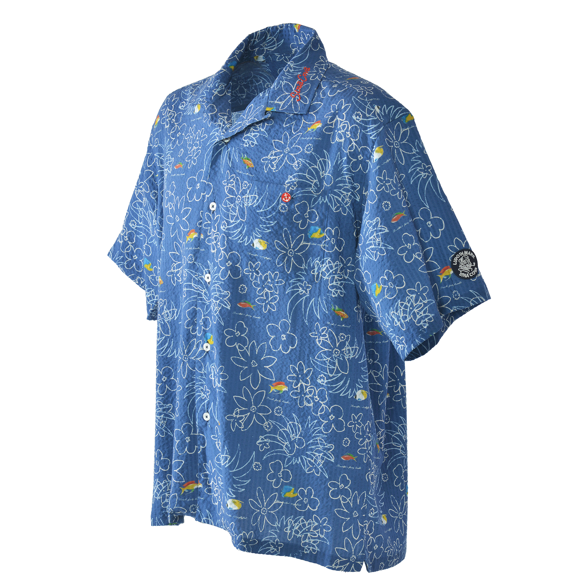 Short-sleeved open-collar shirt 26124530