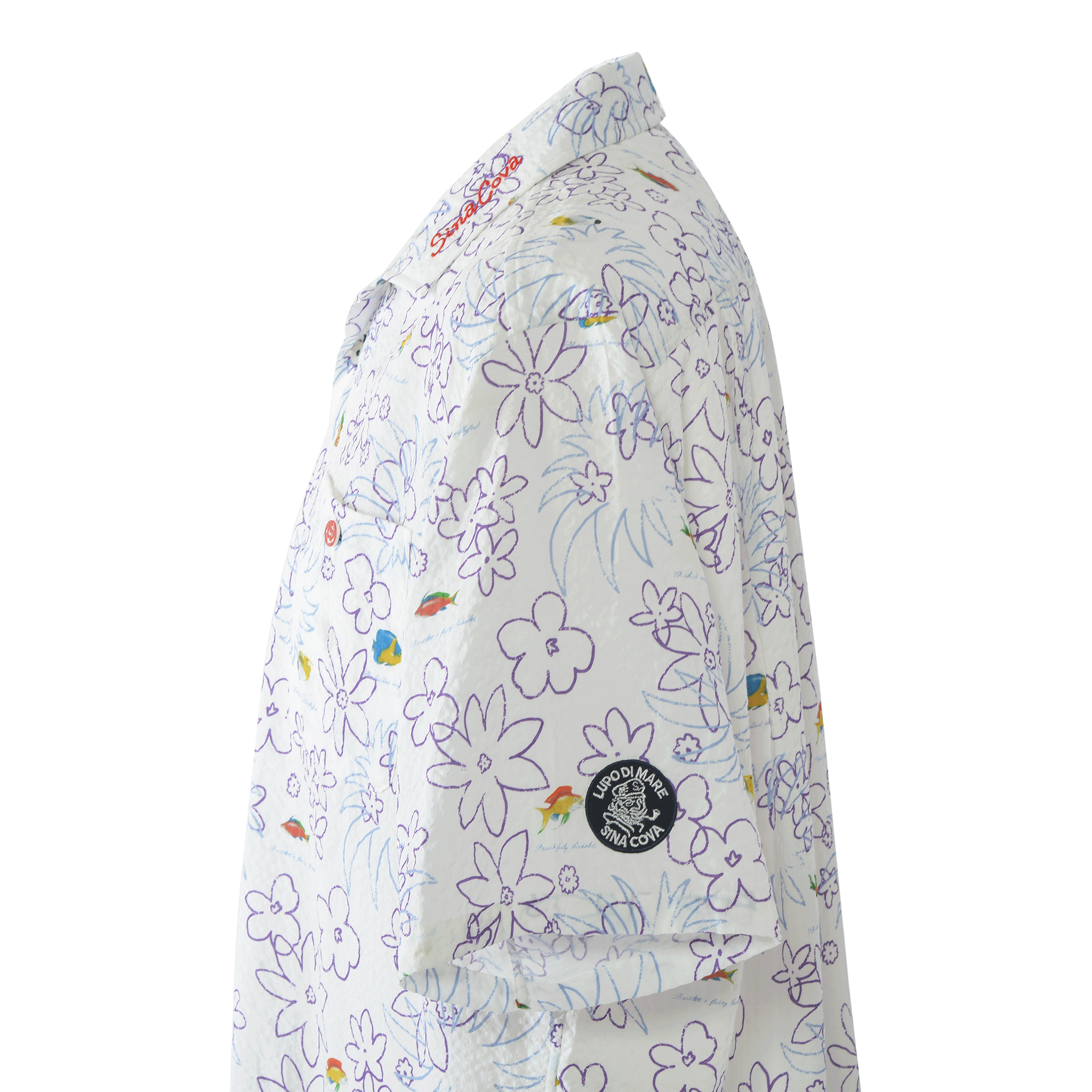 Short-sleeved open-collar shirt 26124530