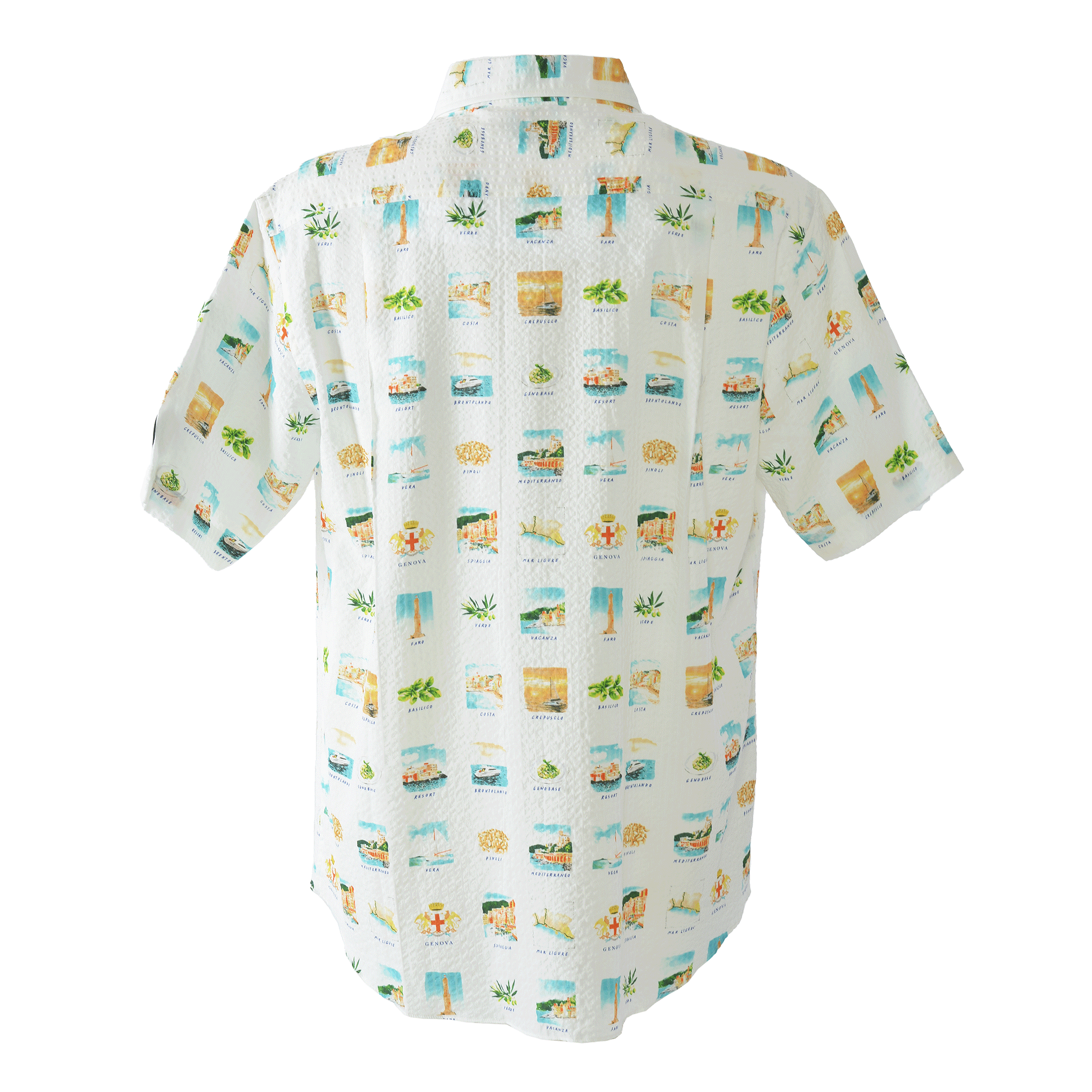 Short-sleeved button-down shirt 26124540