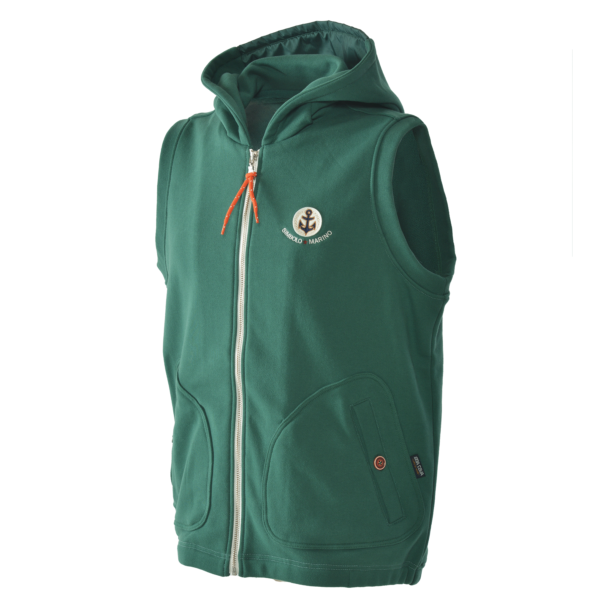 Hooded Zip-Up Vest 26213510