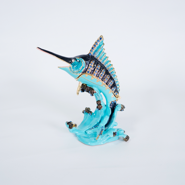 Marlin Miniature Trinket Box Blue 57001790