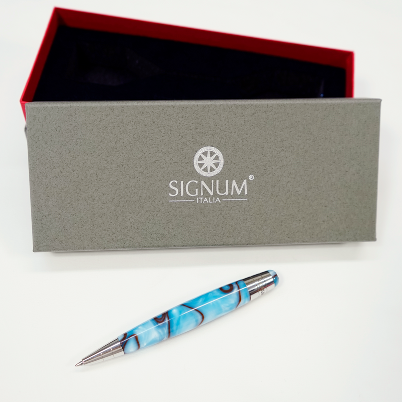 [SIGNUM Nova Mini] Ballpoint Pen Marble (Chiaro Blue) 57002280