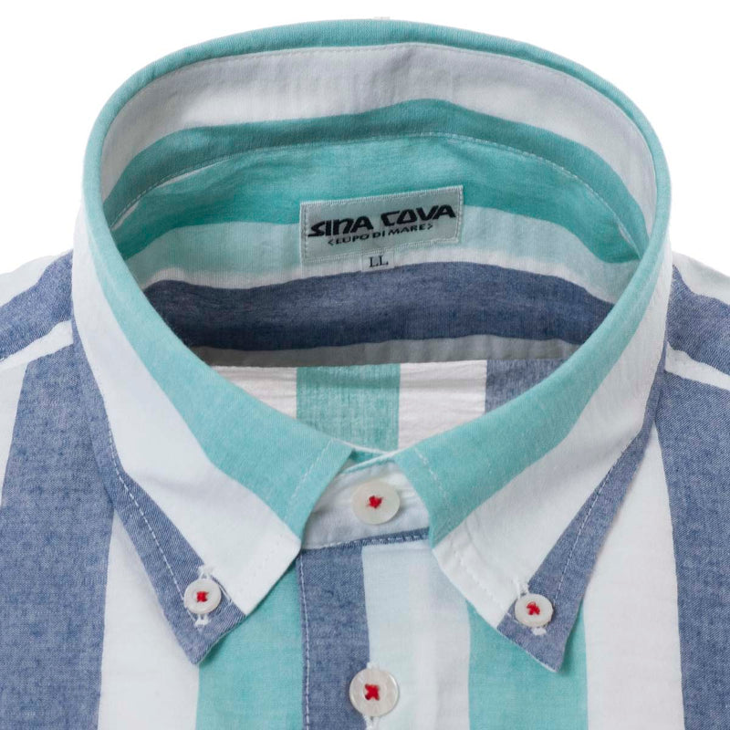 Short -sleeved button down shirt 20124590