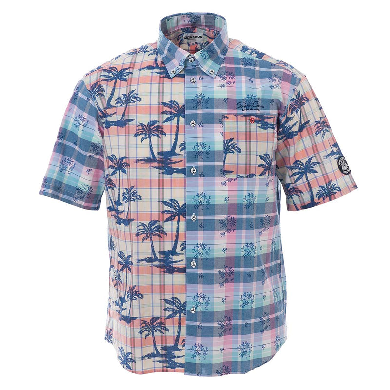 Short -sleeved button down shirt 21124540