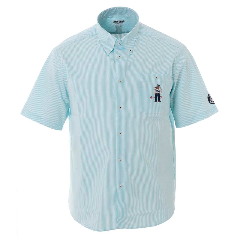 Short -sleeved button down shirt 21124578