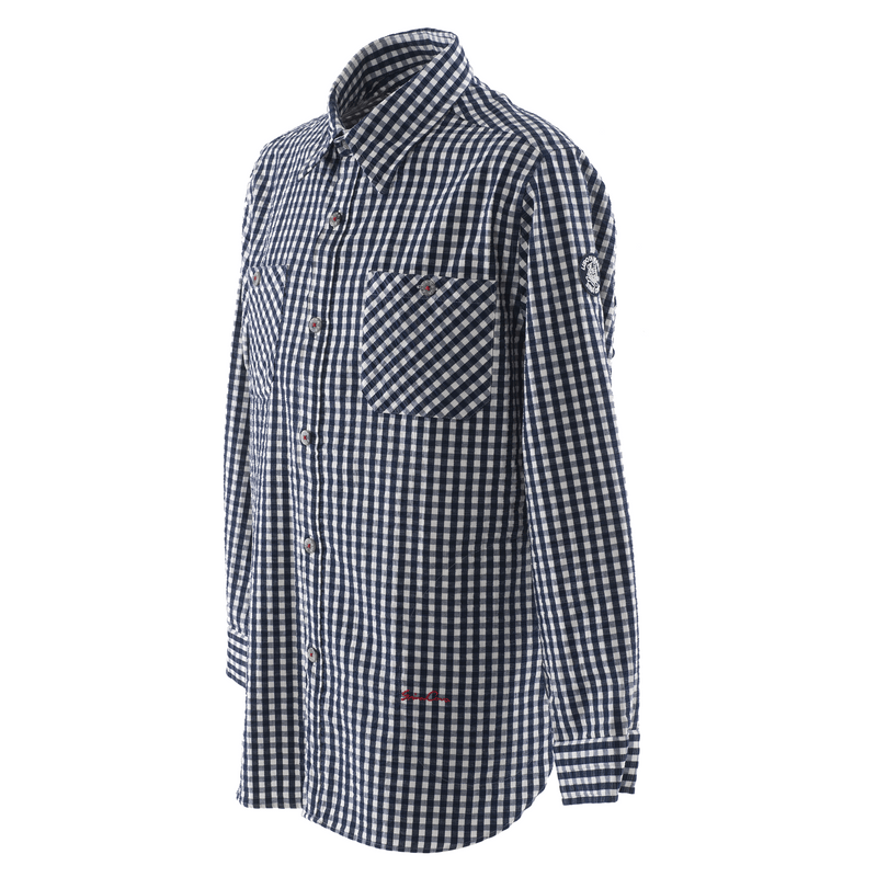 [Official] Sina Cova CPO Shirt Gingham Check Pattern Shirt Jacket 23133020