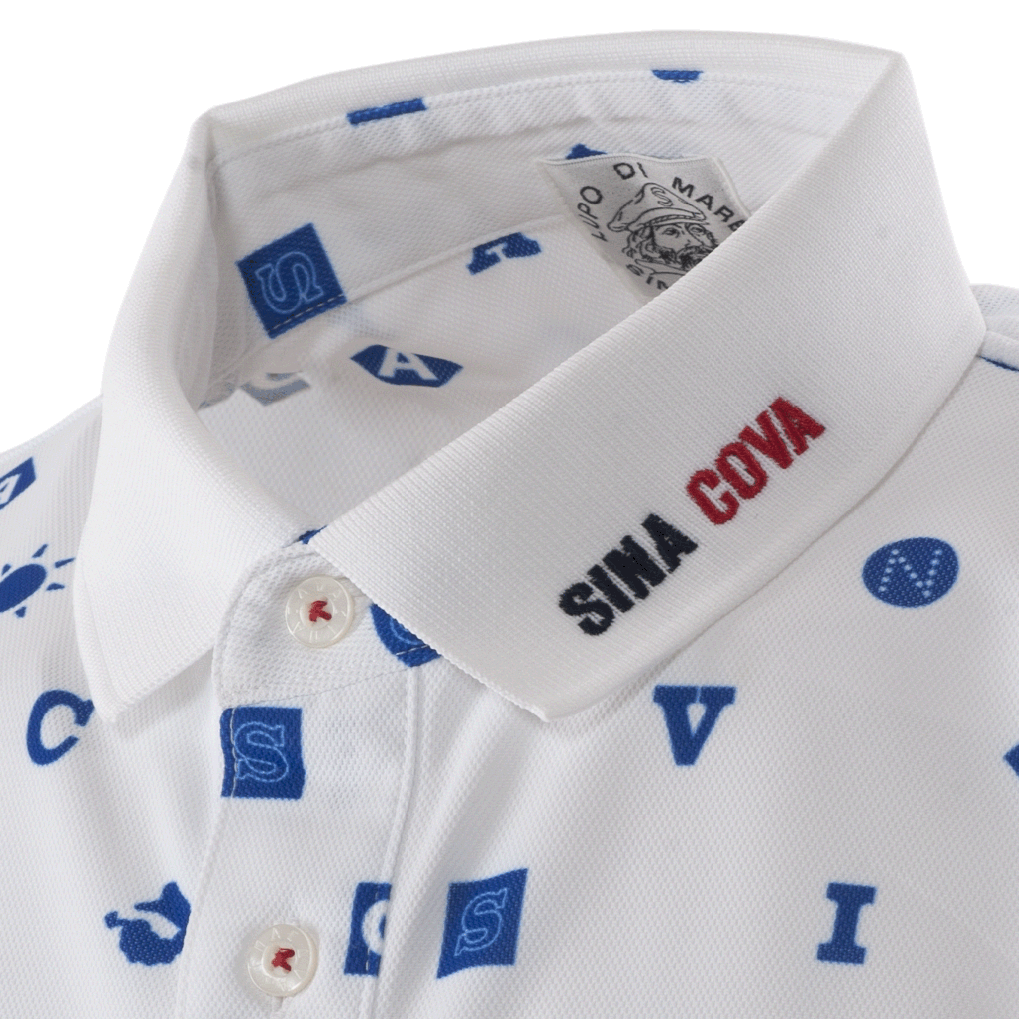 官方 SINA COVA 特大號短袖印花 Polo 衫，功能性材質，運動風，加大碼，23150536