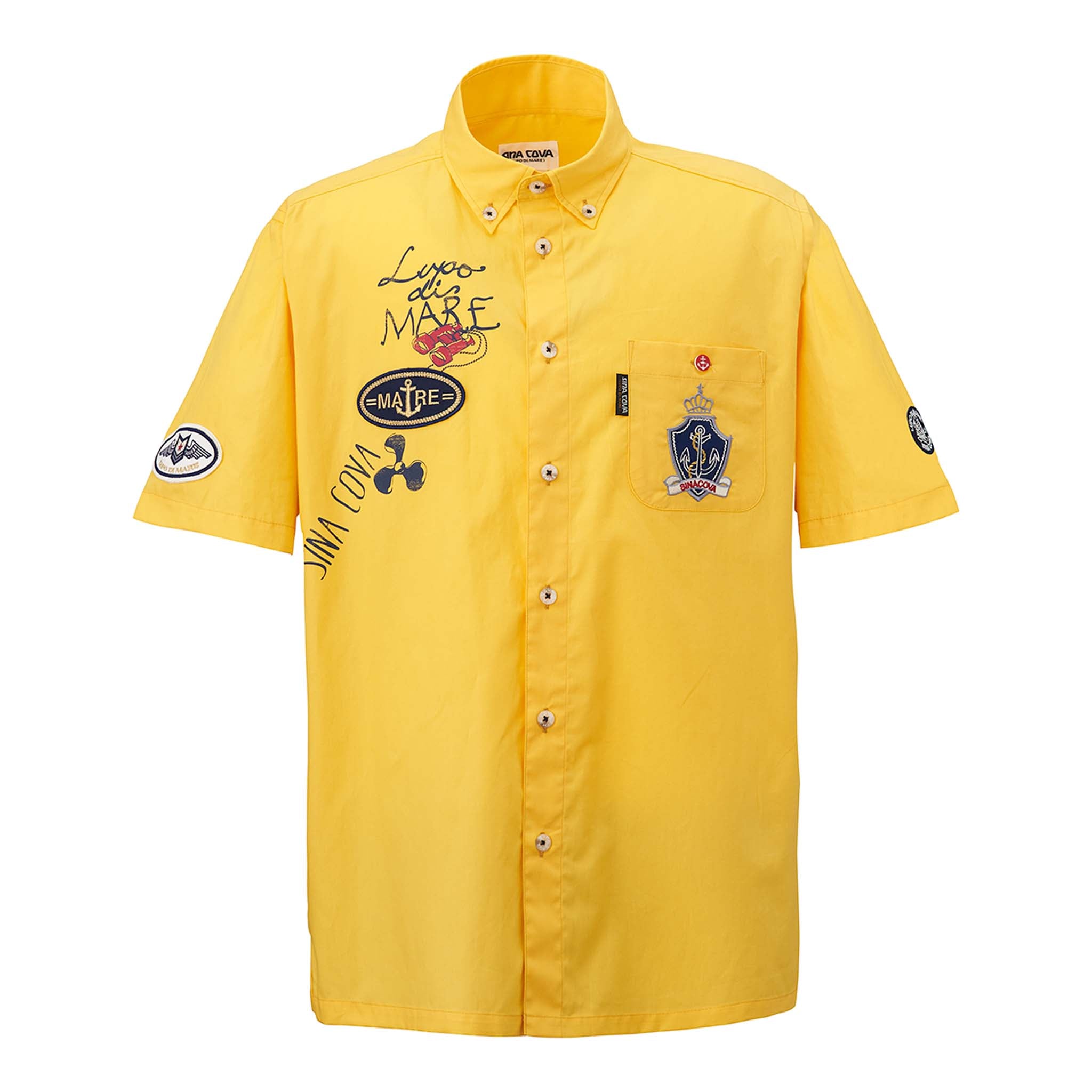 【アウトレット】シナコバ （SINA COVA） 半袖 ボタンダウンシャツ 22114530