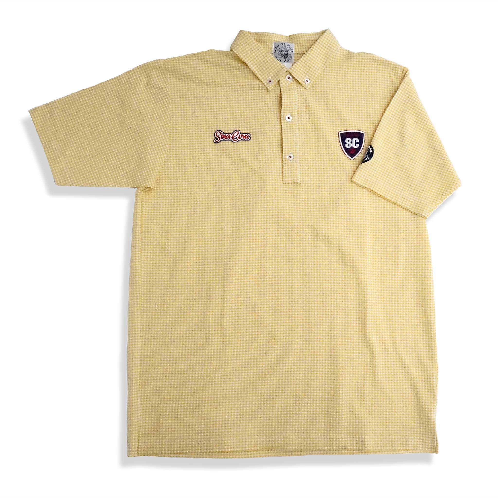 【アウトレット】シナコバ （SINA COVA） チェック柄 半袖 ポロシャツ 22150520