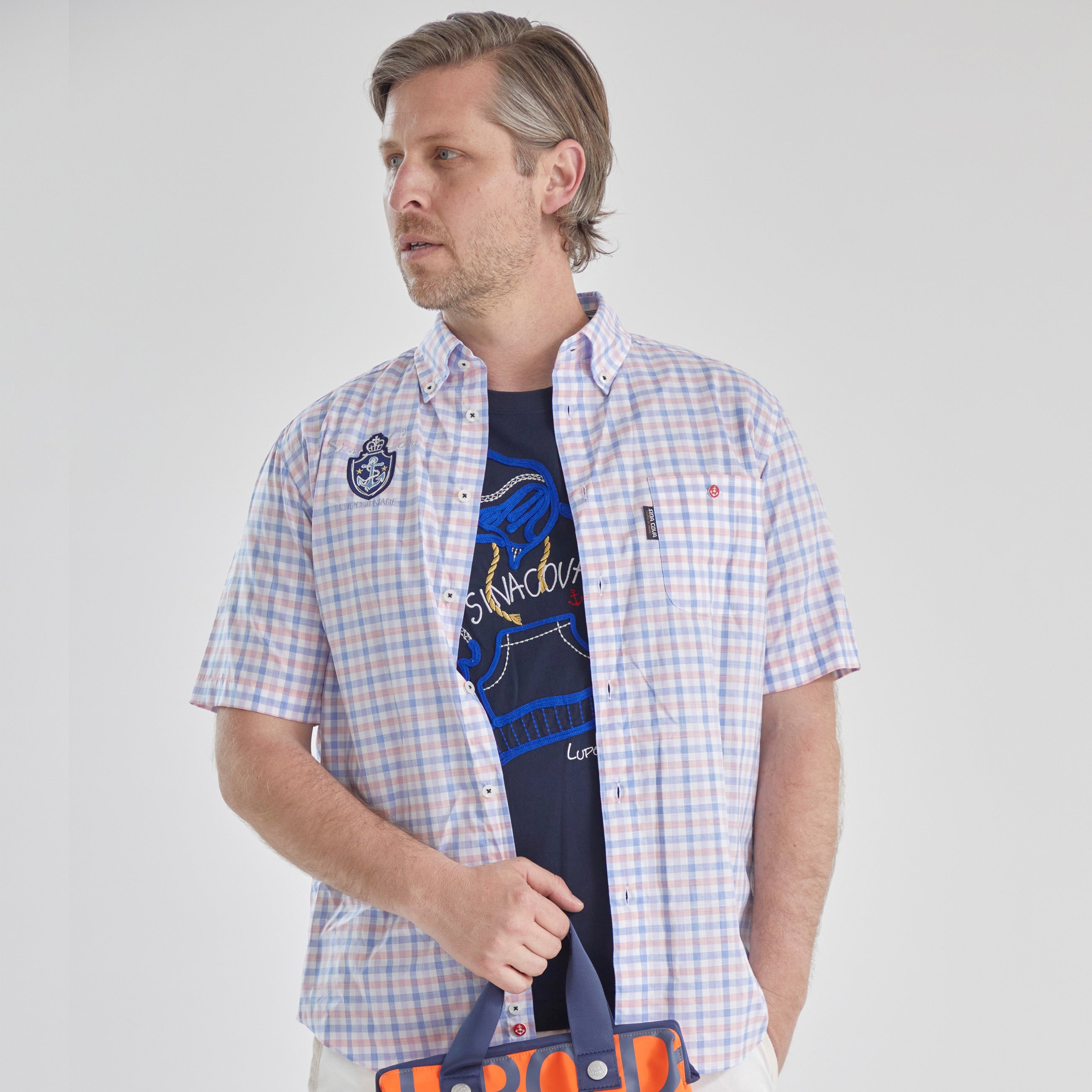 【アウトレット】シナコバ （SINA COVA） 半袖 ボタンダウンシャツ 22114510