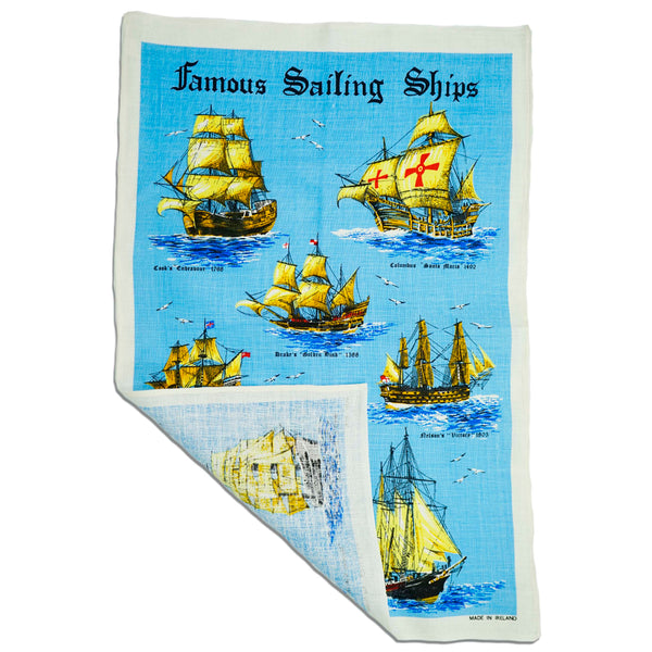 Tea towel Famous Sailing Ships 57000670